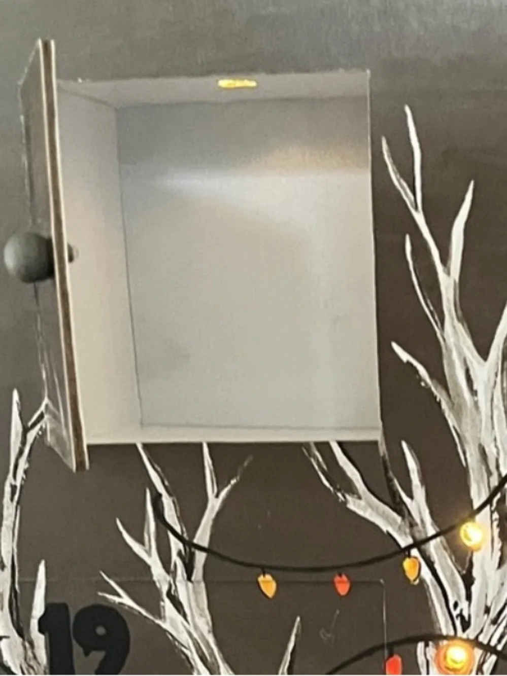 NWT Pottery Barn Extra Large Halloween Countdown Advent Calendar 24x7x3